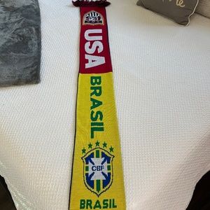 USA/Brazil Soccer Scarf